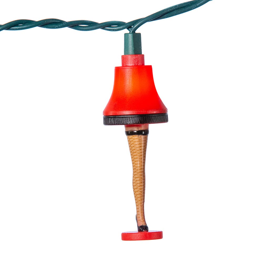 Kurt Adler UL 10-Light A Christmas Story Colorful Leg Lamp Light Set
